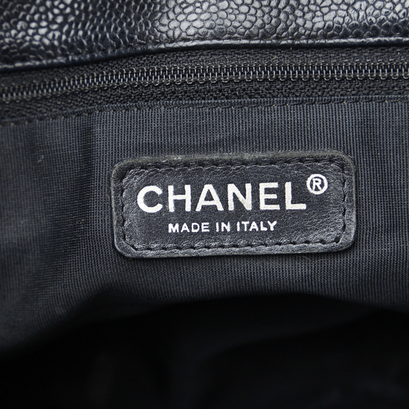 Chanel Coco Mark Chain Handbag Shoulder Bag Black Gold - Picture 7 of 8